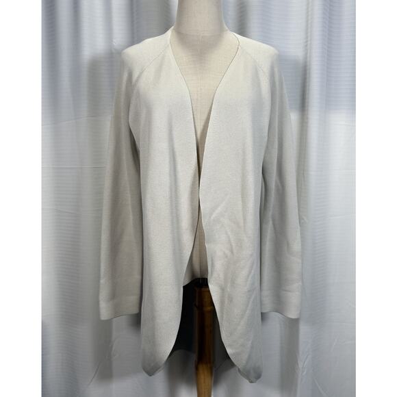 Eileen Fisher Sweaters - Eileen Fisher Silk Organic Cotton Knit Cardigan Sweater Women's Size S Ivory